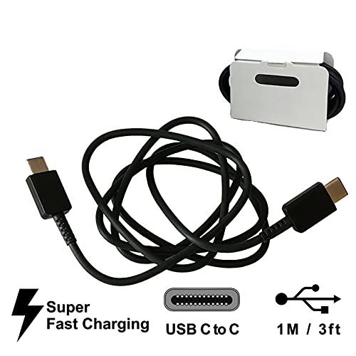 מטען מהיר סופר סוג C | 2 חבילה | סוג C 25W מטען קיר+USB C ל- USB C כבל טעינה מהיר עבור סמסונג